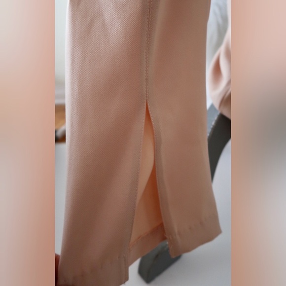 MEGHAN-Trouser Pants With Classy Split Front Hem - Picture 5 of 8